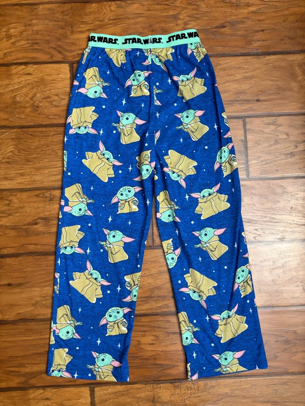Star Wars Grogu Blue Kids Pajama Bottoms